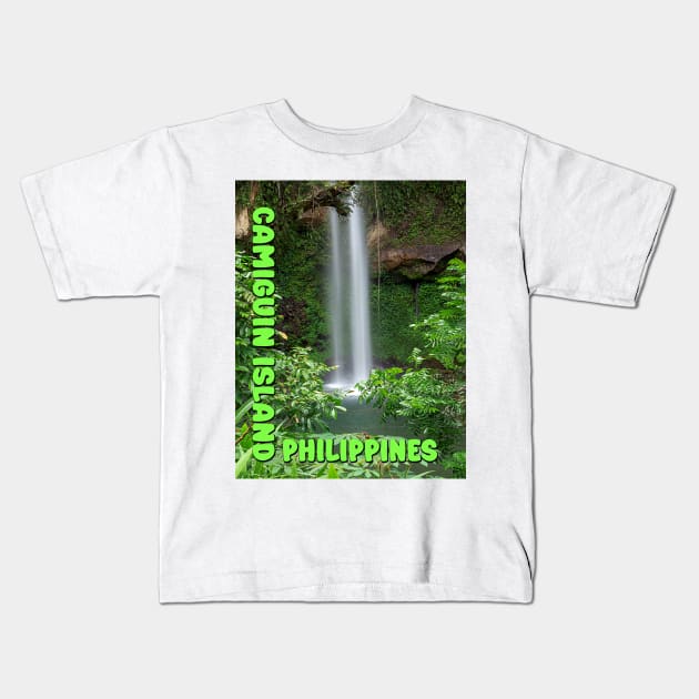 Camiguin Island Philippines Kids T-Shirt by likbatonboot